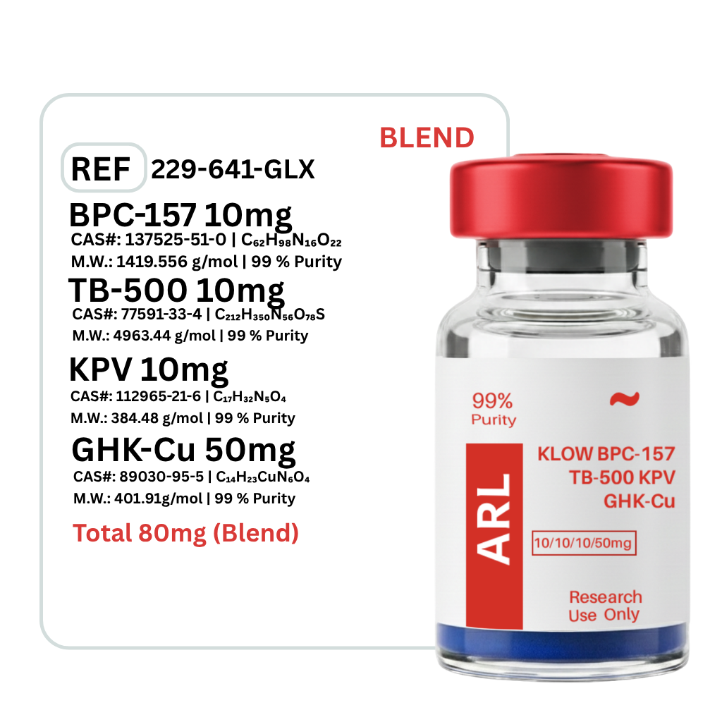KLOW Blend - GHK-CU + TB-500 + BPC-157 + KPV 10mg