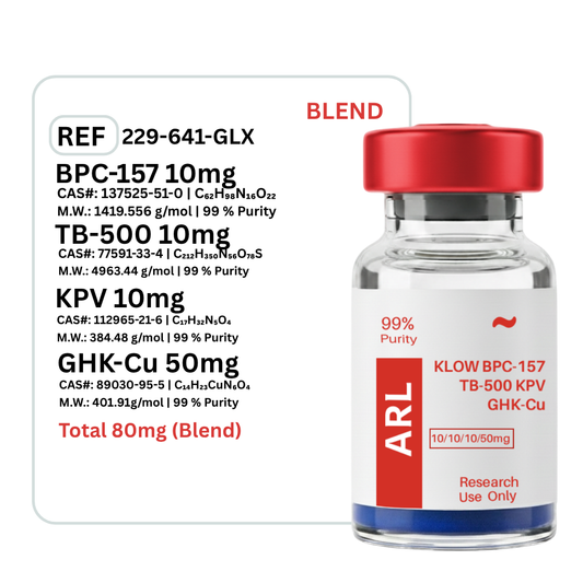 KLOW Blend - GHK-CU + TB-500 + BPC-157 + KPV 10mg